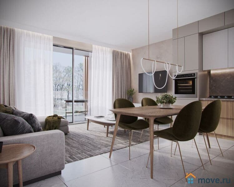 2-комн. апартаменты, 62 м²