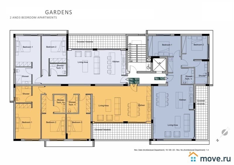 4-комн. апартаменты, 187 м²