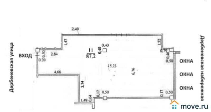 офис, 87 м²