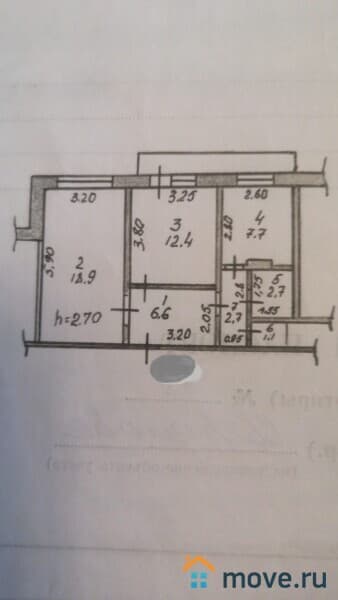 2-комн. квартира, 52 м²