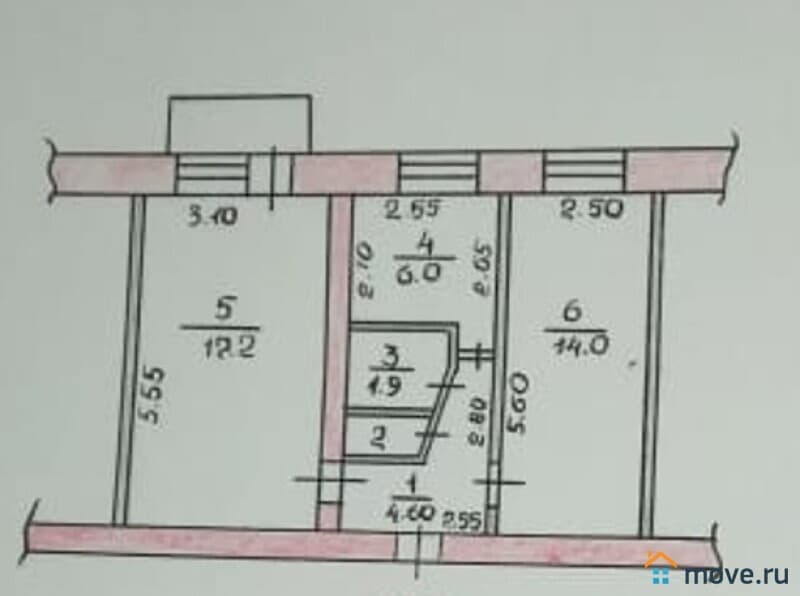 2-комн. квартира, 45 м²