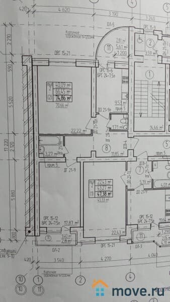 2-комн. квартира, 70 м²