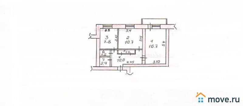2-комн. квартира, 50 м²