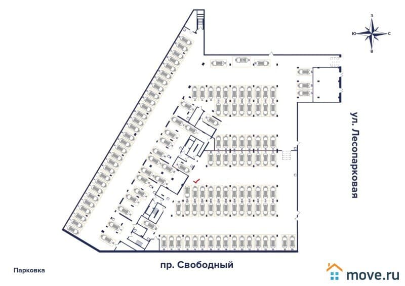 машиноместо, 13.4 м&sup2;