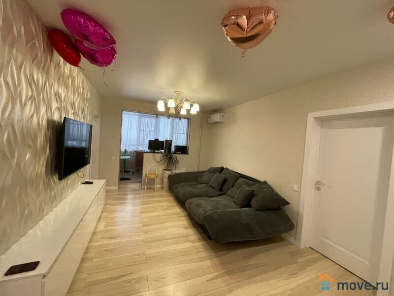 3-комн. квартира, 74.1 м²