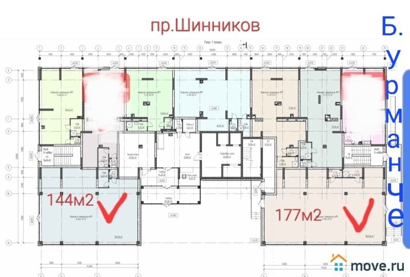 свободного назначения, 144 м²