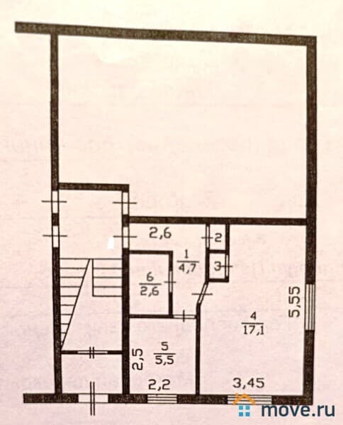 1-комн. квартира, 30.8 м²