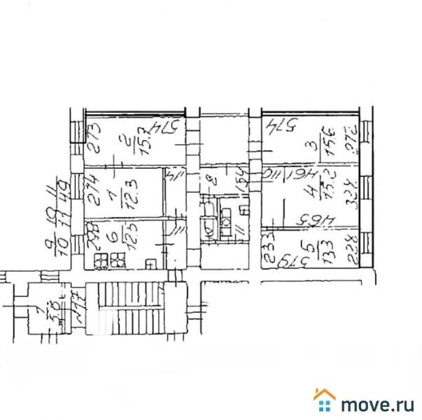 5-комн. квартира, 118.8 м²