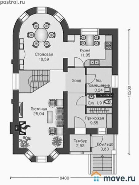 коттедж, 285 м², 30 соток