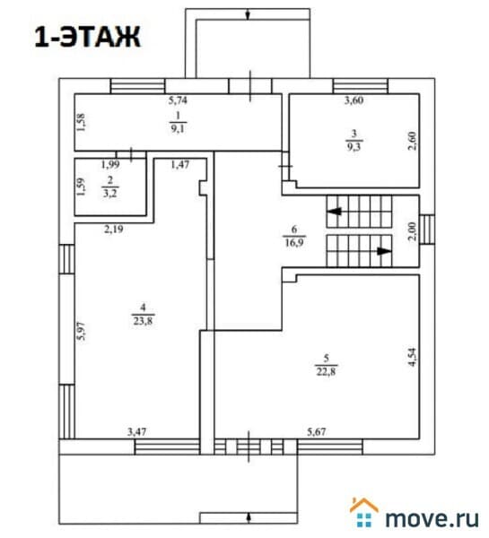 дом, 196 м², 8 соток