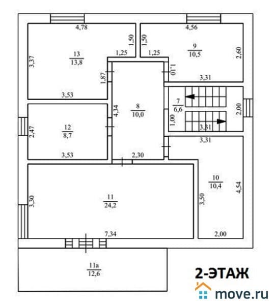 дом, 196 м², 8 соток