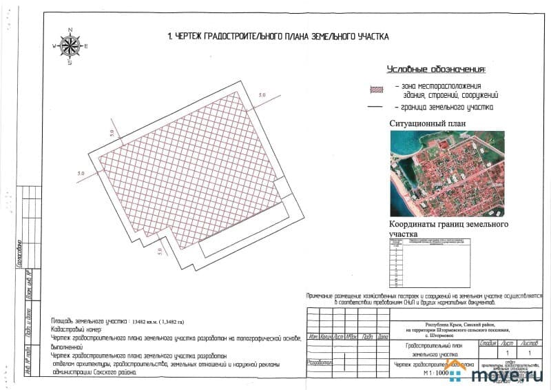 земельный участок, 1.35 га