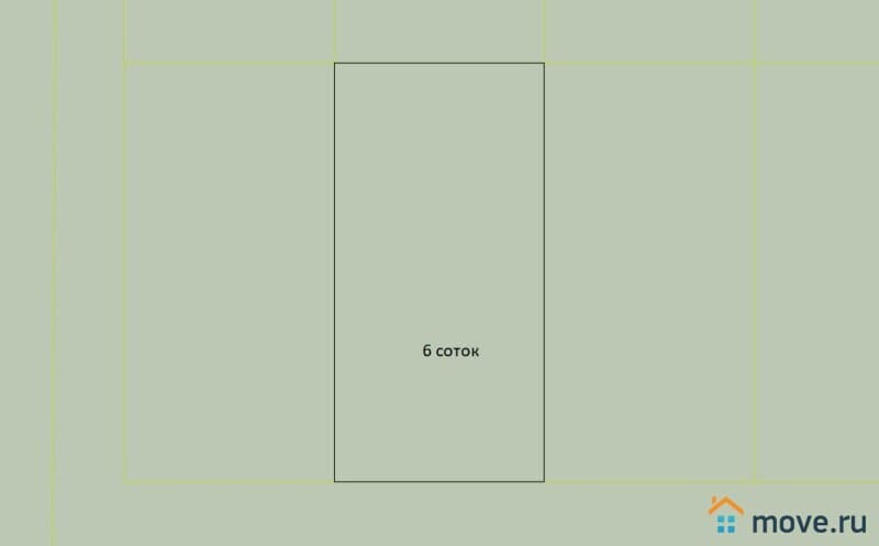земельный участок, 6 соток