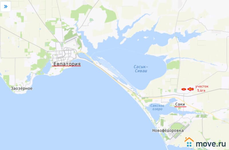 земельный участок, 5.6 га