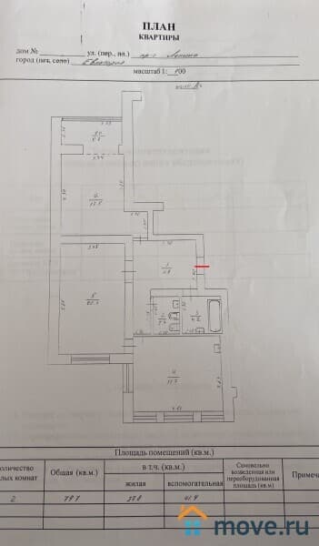 2-комн. квартира, 74 м&sup2;