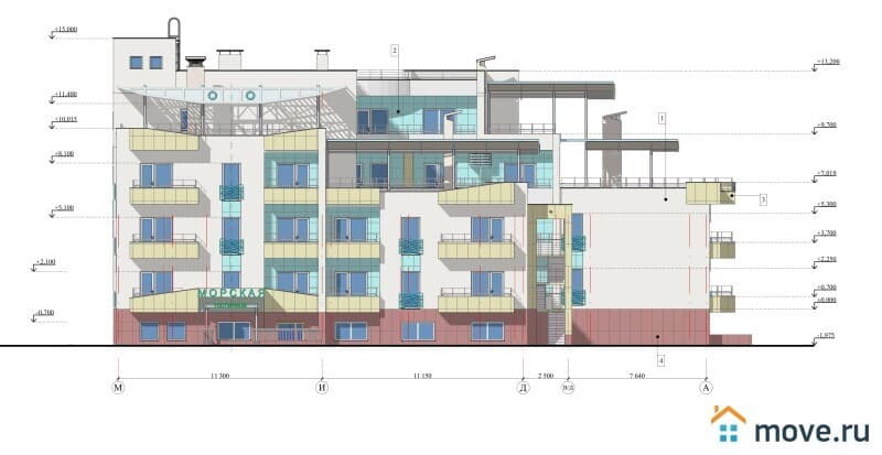 гостиница, 4253 м&sup2;