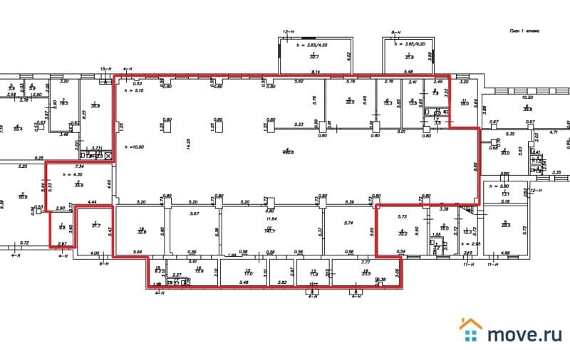 склад, 974 м²