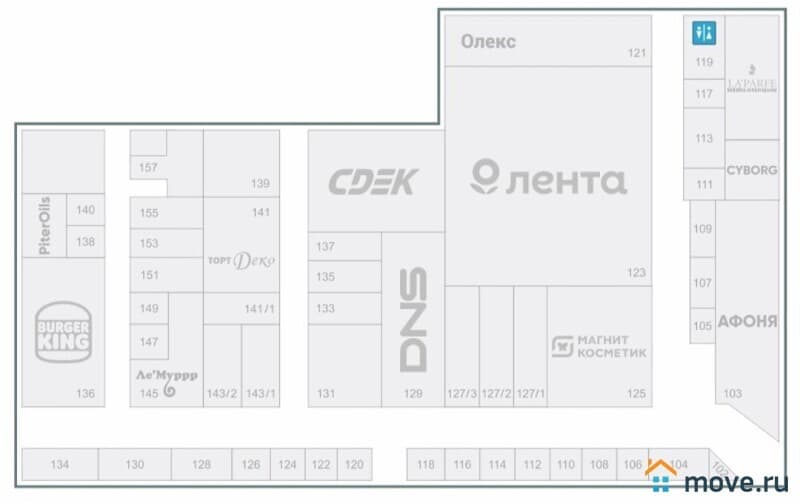 свободного назначения, 144 м²