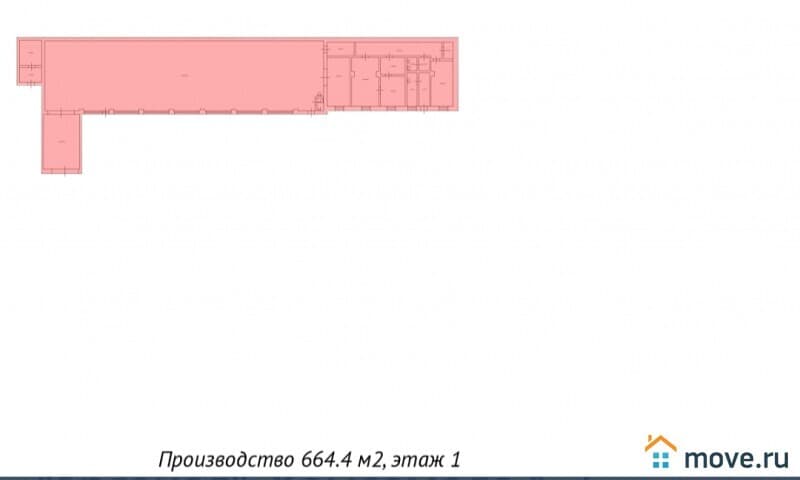 производственное, 664 м²