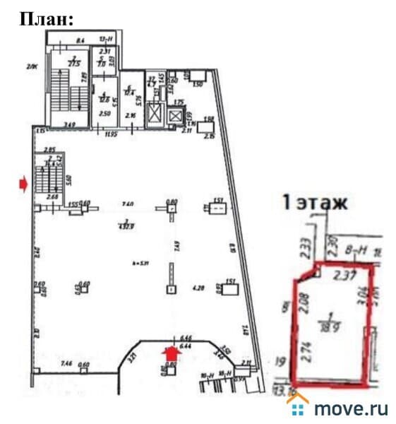 свободного назначения, 510 м²