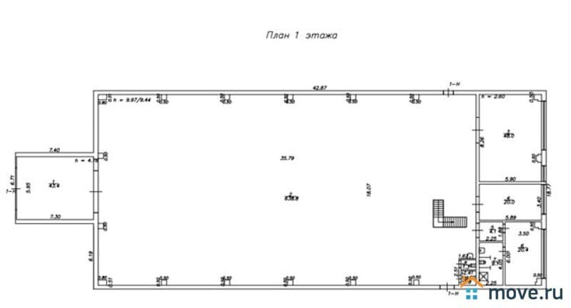 склад, 850 м²
