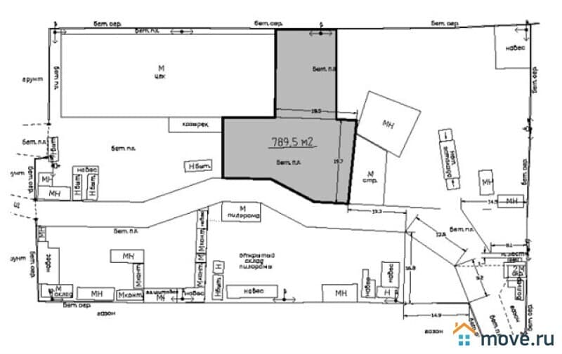 склад, 240 м&sup2;