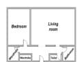 Купить двухкомнатную квартиру, 53 м², 7 мин. до метро пешком, этаж 14 из 16. Фото 6