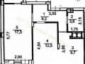2-комн. квартира, 53.1 м²