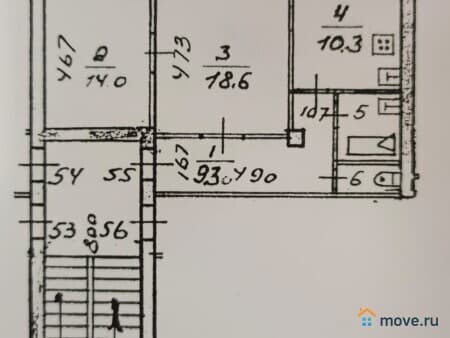 Продам 2-комнатную квартиру, 58 м², Дубна, улица Октябрьская, 13