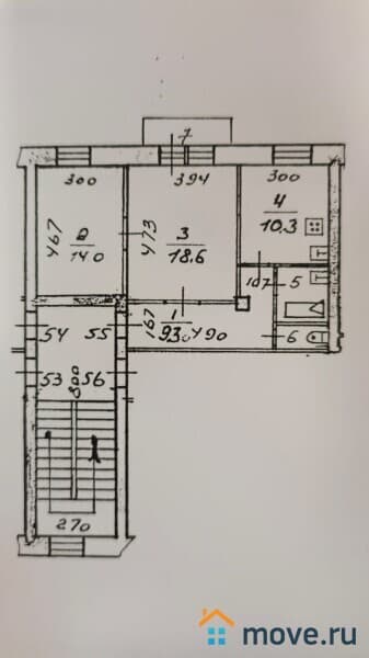 2-комн. квартира, 58 м²