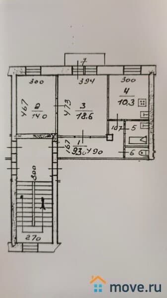 2-комн. квартира, 58 м²