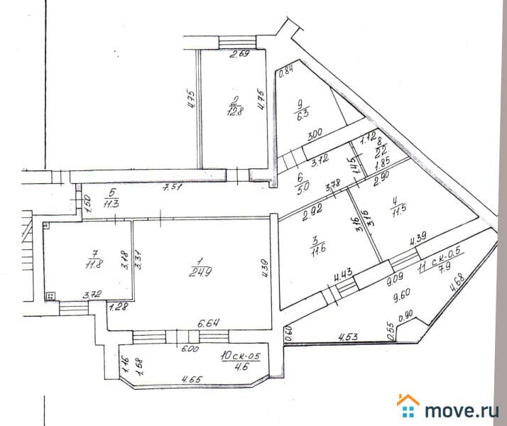 4-комн. квартира, 109.9 м²