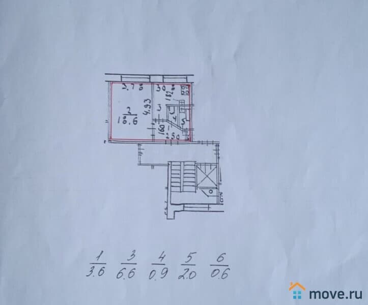 1-комн. квартира, 33 м²