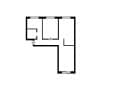 3-комн. квартира, 62.8 м²