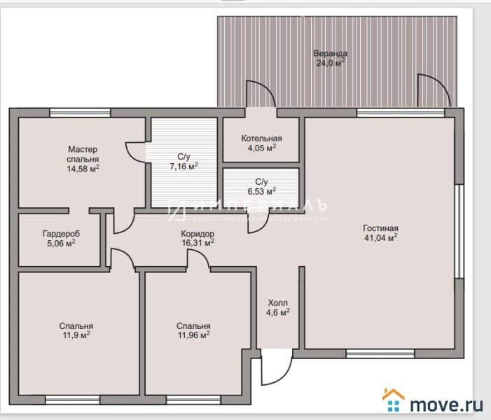 дом, 150 м², 12 соток