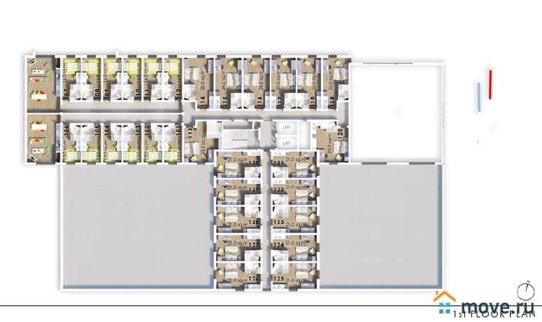 1-комн. квартира, 28 м²