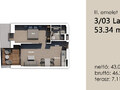 Продаем двухкомнатную квартиру, 53 м², этаж 5 из 6. Фото 2