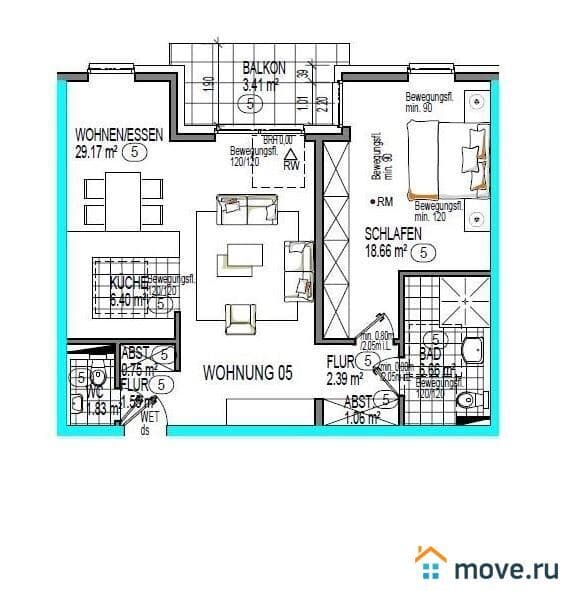 2-комн. квартира, 71 м²