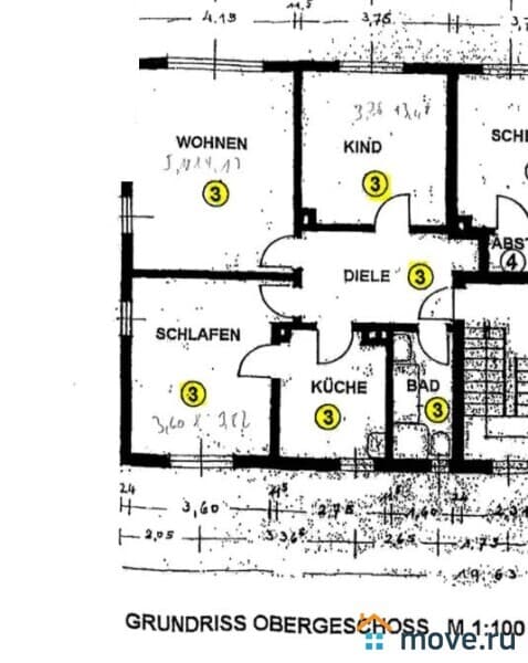 3-комн. квартира, 82 м²