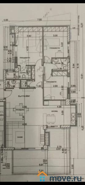 3-комн. квартира, 117 м²