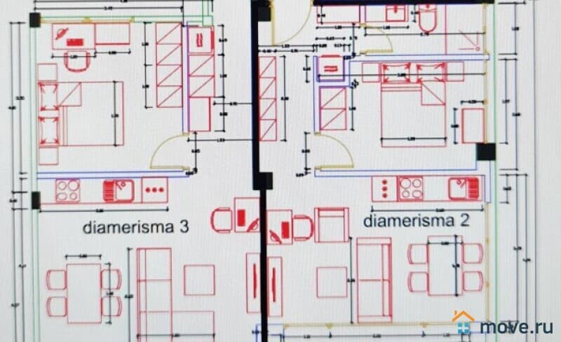 2-комн. квартира, 62 м²