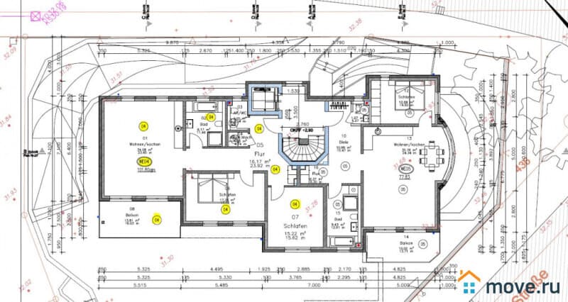 2-комн. квартира, 77 м²