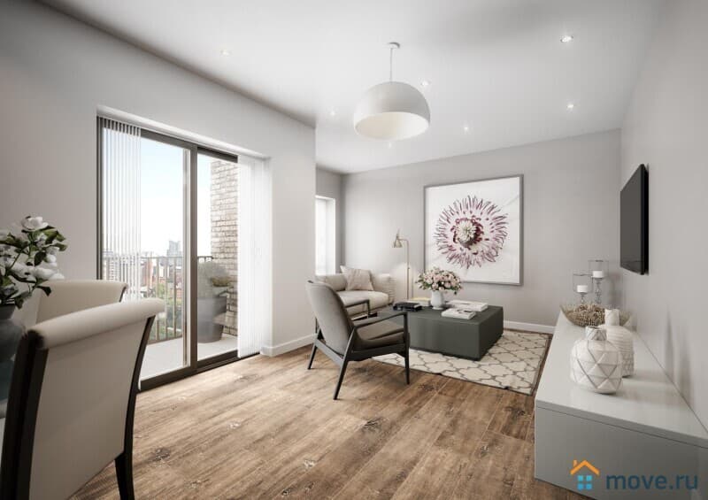 3-комн. квартира, 61 м²