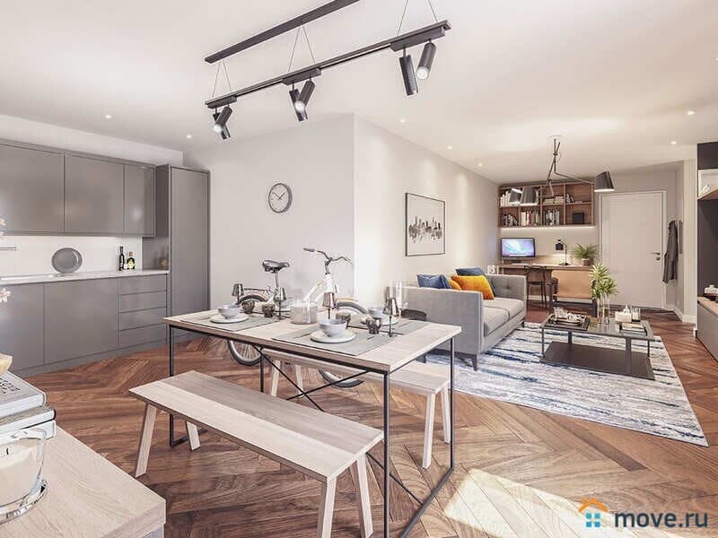 3-комн. квартира, 60 м²