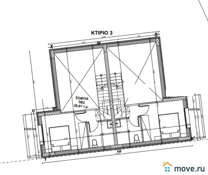 2-комн. квартира, 64 м²