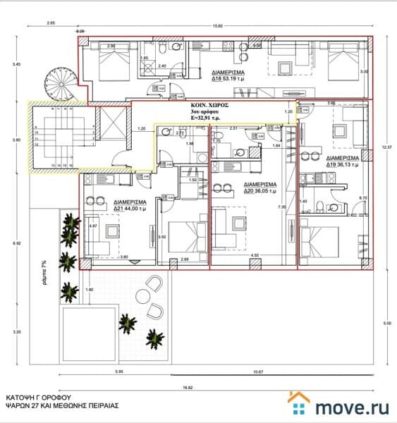 2-комн. квартира, 62 м²