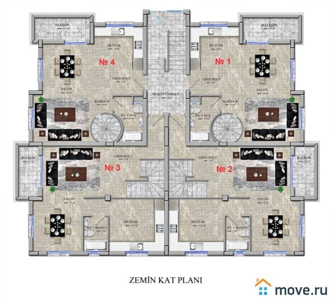 3-комн. квартира, 118 м²