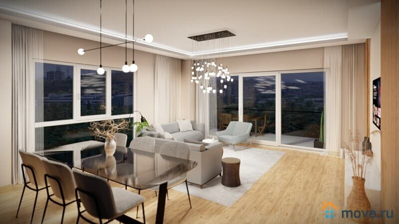 3-комн. квартира, 159 м²