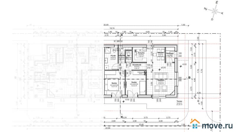 3-комн. квартира, 99 м²