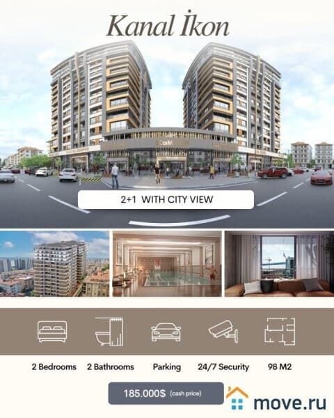 3-комн. квартира, 98 м²